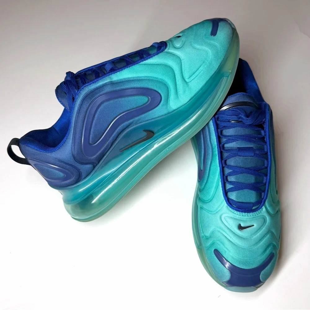 Nike Youth AIR MAX 720 'SEA FOREST' Athletic Sneakers Size- 7 Y